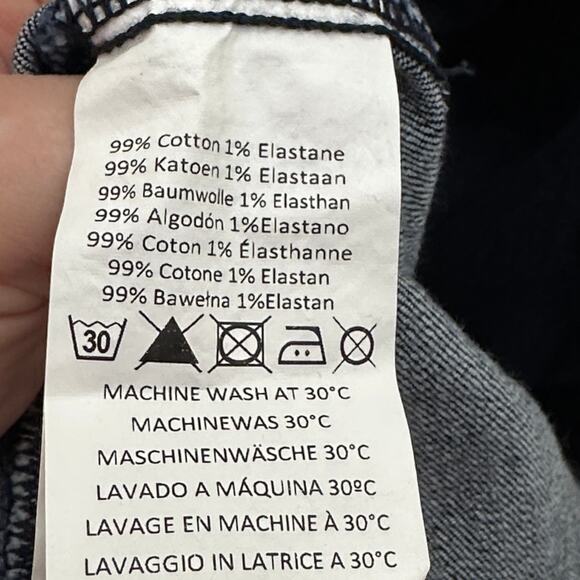 COLLECTIF Dolores Denim Doll Swing Midi Dress Dark Wash Sz 4XL UK 22 {3U8} - Picture 5 of 5